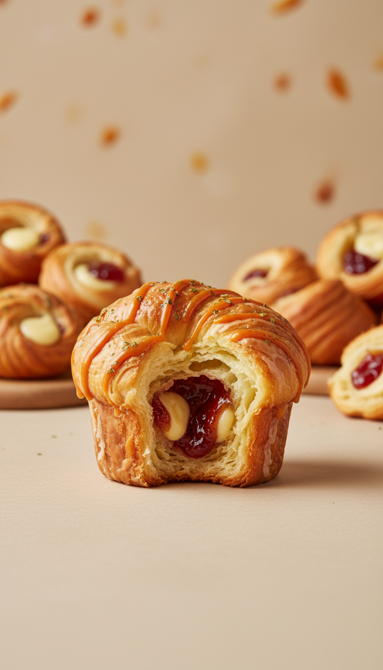 Signature Cruffin with Cardamom Swirl