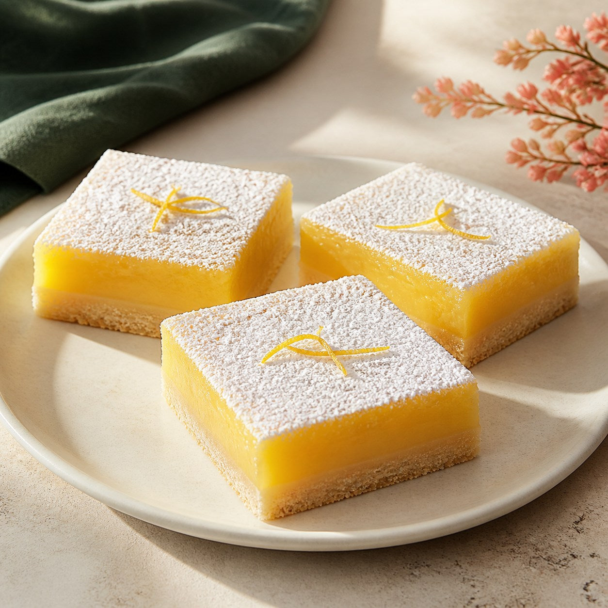 Gluten-free lemon bars with a bright citrus finish